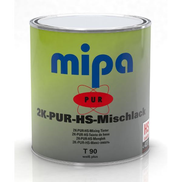 Mipa PUR HS Mischlack T90 weiß plus 3 L