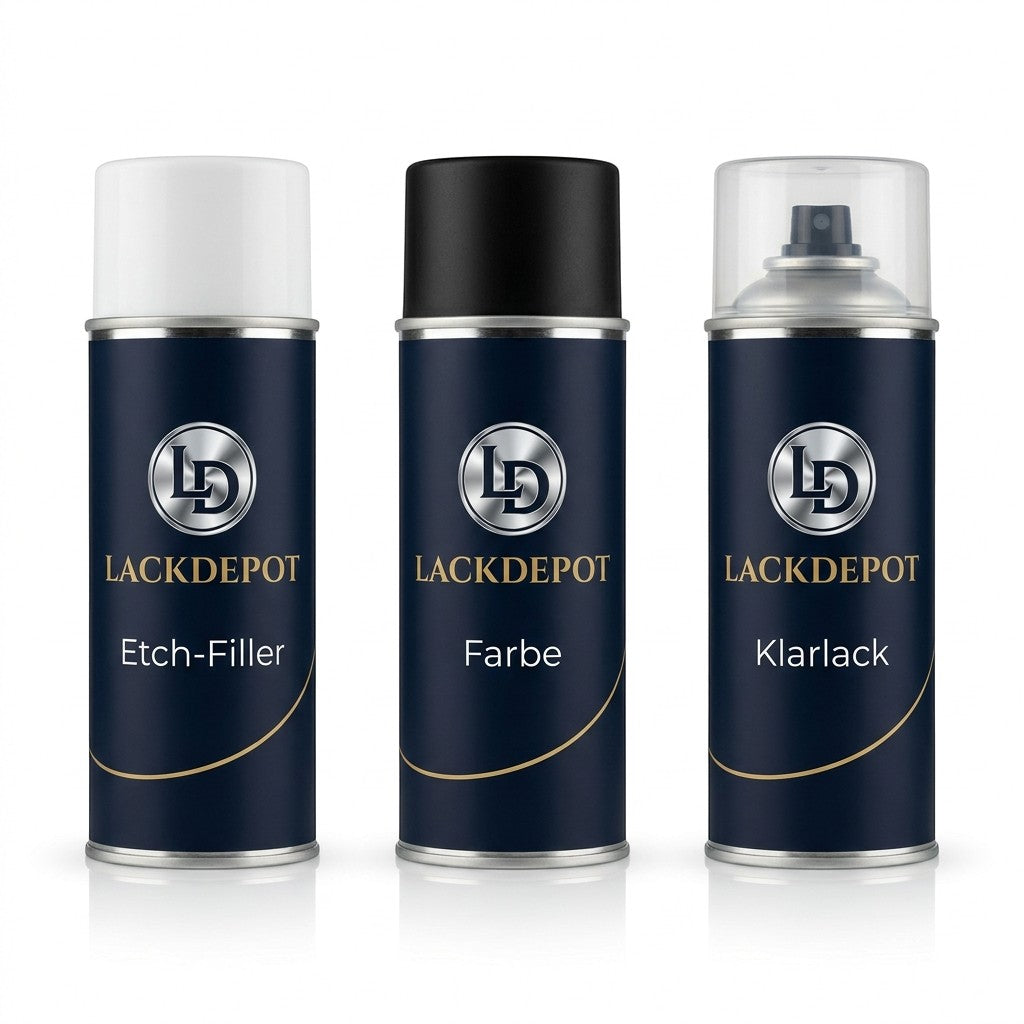LD Spray-Set — Etch-Filler, Farbe, Klarlack