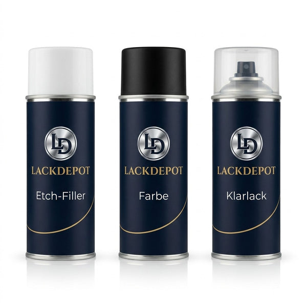 LD Spraydosen-Set — Etch-Filler + Farbe + Klarlack