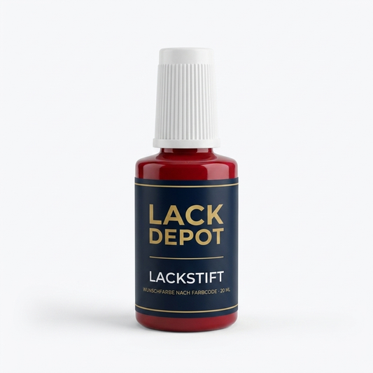 Lack Depot Lackstift 20 ml – Wunschfarbe nach Farbcode, Flasche mit Pinsel im Deckel