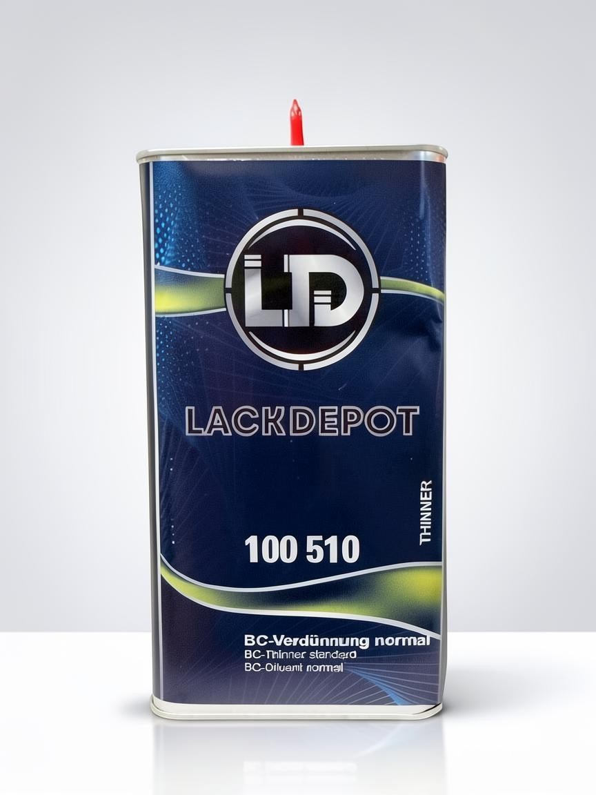 Lack Depot 5-liter metal canister of standard BC thinner for professional automotive basecoat and 2K paint systems