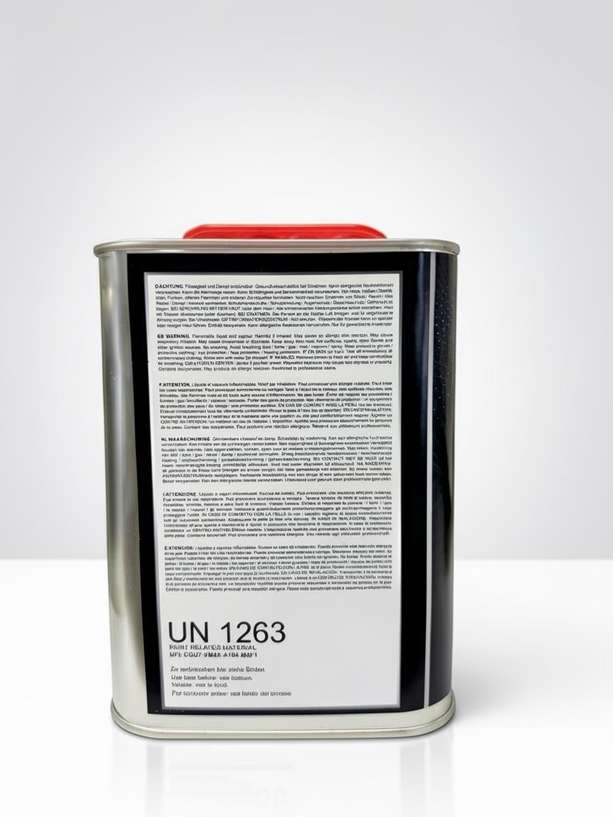 Lack Depot LD Express UHS short hardener in a 2.5L metal paint can for automotive spot repairs and quick drying.